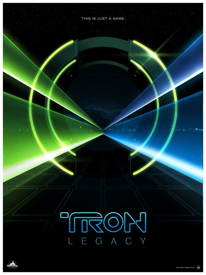 Nieoficjalny plakat „TRON Legacy”