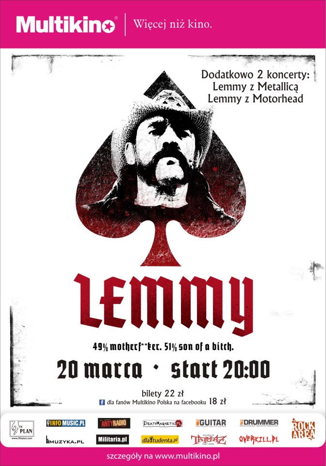 „Lemmy” w kinach już od 20 marca!